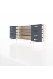 Arges Konsol 3 Raflı 8 Çekmeceli 176x30x83 - S148M038V02A