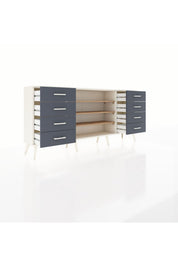 Arges Konsol 3 Raflı 8 Çekmeceli 176x30x83 - S148M038V02A