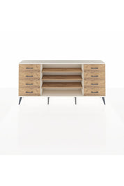 Arges Konsol 3 Raflı 8 Çekmeceli 176x30x83 - S148M038V03A