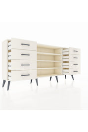 Arges Konsol 3 Raflı 8 Çekmeceli 176x30x83 - S148M038V04A