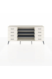 Arges Konsol 3 Raflı 8 Çekmeceli 176x30x83 - S148M038V07A