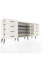 Arges Konsol 3 Raflı 8 Çekmeceli 176x30x83 - S148M038V07A