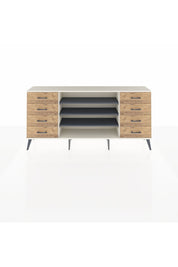 Arges Konsol 3 Raflı 8 Çekmeceli 176x30x83 - S148M038V09A