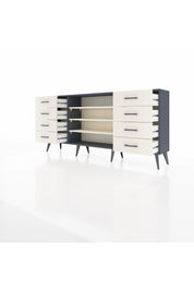 Arges Konsol 3 Raflı 8 Çekmeceli 176x30x83 - S148M038V13A