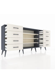 Arges Konsol 3 Raflı 8 Çekmeceli 176x30x83 - S148M038V13A