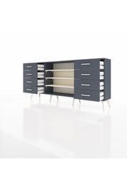 Arges Konsol 3 Raflı 8 Çekmeceli 176x30x83 - S148M038V14A