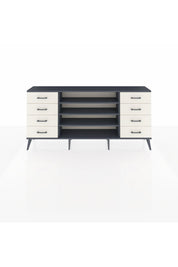 Arges Konsol 3 Raflı 8 Çekmeceli 176x30x83 - S148M038V16A