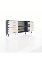 Arges Konsol 3 Raflı 8 Çekmeceli 176x30x83 - S148M038V16A