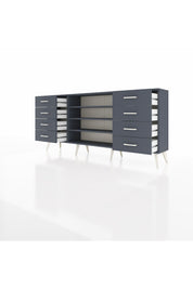 Arges Konsol 3 Raflı 8 Çekmeceli 176x30x83 - S148M038V17A
