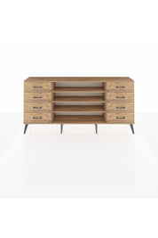 Arges Konsol 3 Raflı 8 Çekmeceli 176x30x83 - S148M038V21A