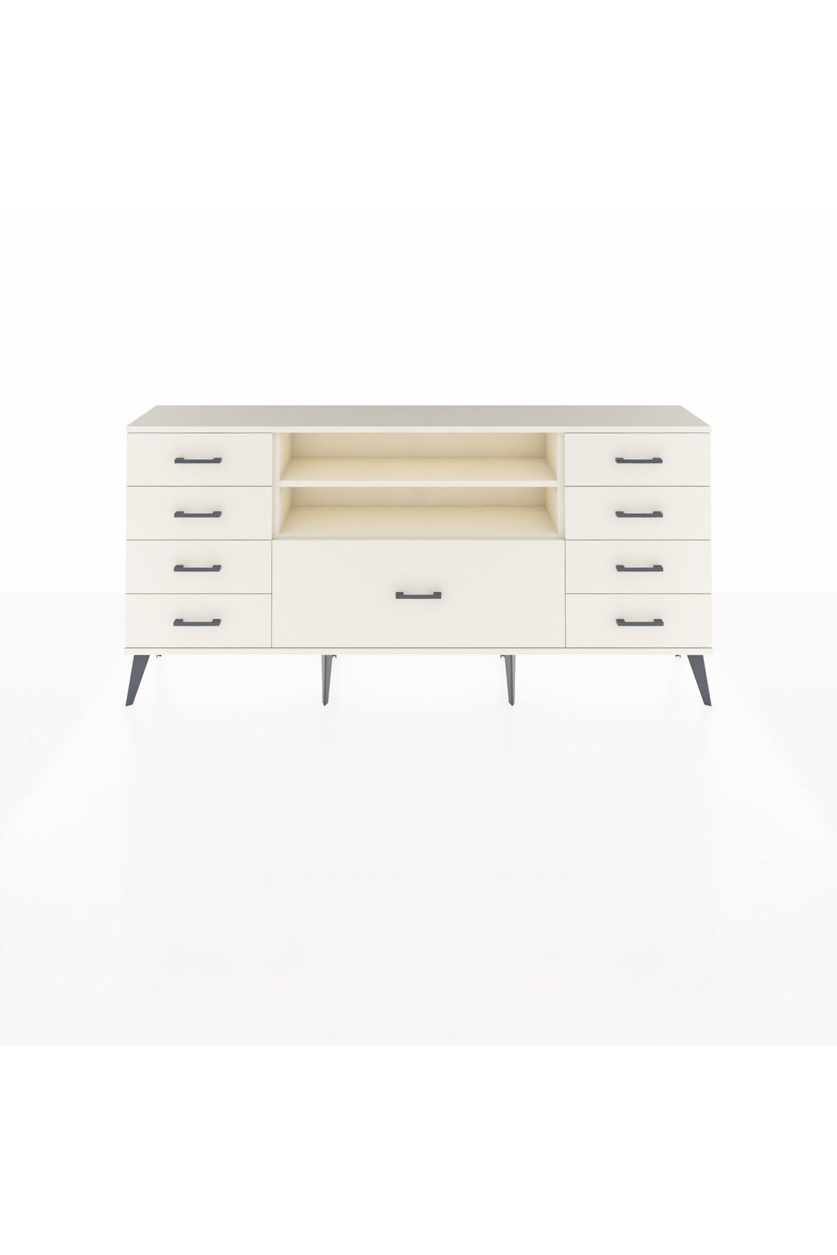 Arges Konsol 2 Raflı 9 Çekmeceli 176x30x83 - S148M039V04A