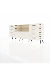 Arges Konsol 2 Raflı 9 Çekmeceli 176x30x83 - S148M039V04A