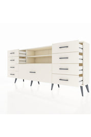 Arges Konsol 2 Raflı 9 Çekmeceli 176x30x83 - S148M039V04A