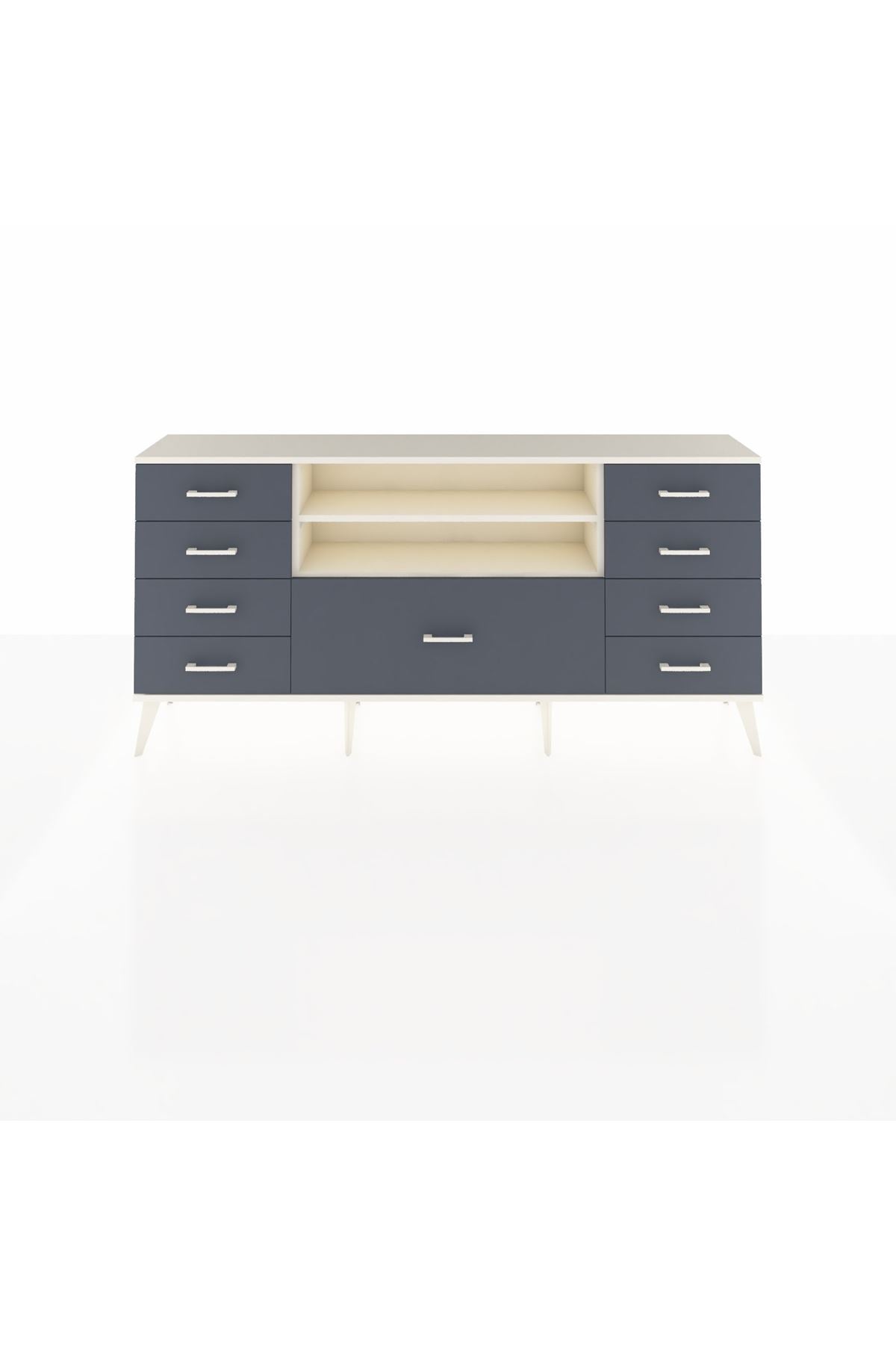 Arges Konsol 2 Raflı 9 Çekmeceli 176x30x83 - S148M039V05A