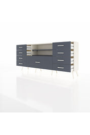 Arges Konsol 2 Raflı 9 Çekmeceli 176x30x83 - S148M039V08A