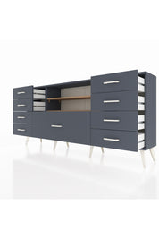 Arges Konsol 2 Raflı 9 Çekmeceli 176x30x83 - S148M039V11A