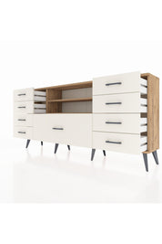 Arges Konsol 2 Raflı 9 Çekmeceli 176x30x83 - S148M039V19A