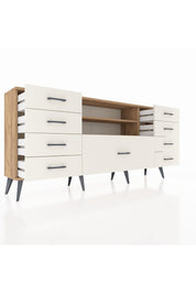 Arges Konsol 2 Raflı 9 Çekmeceli 176x30x83 - S148M039V19A