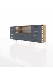 Arges Konsol 2 Raflı 9 Çekmeceli 176x30x83 - S148M039V20A