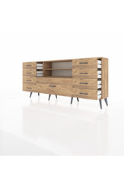 Arges Konsol 2 Raflı 9 Çekmeceli 176x30x83 - S148M039V21A