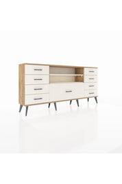 Arges Konsol 2 Raflı 9 Çekmeceli 176x30x83 - S148M039V22A