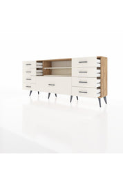 Arges Konsol 2 Raflı 9 Çekmeceli 176x30x83 - S148M039V22A