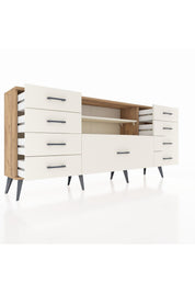 Arges Konsol 2 Raflı 9 Çekmeceli 176x30x83 - S148M039V22A