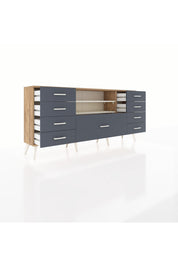 Arges Konsol 2 Raflı 9 Çekmeceli 176x30x83 - S148M039V23A