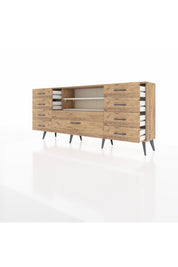 Arges Konsol 2 Raflı 9 Çekmeceli 176x30x83 - S148M039V24A