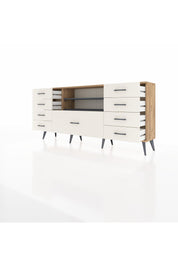 Arges Konsol 2 Raflı 9 Çekmeceli 176x30x83 - S148M039V25A