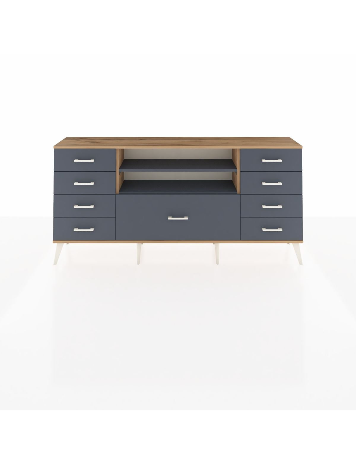 Arges Konsol 2 Raflı 9 Çekmeceli 176x30x83 - S148M039V26A