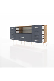 Arges Konsol 2 Raflı 9 Çekmeceli 176x30x83 - S148M039V26A