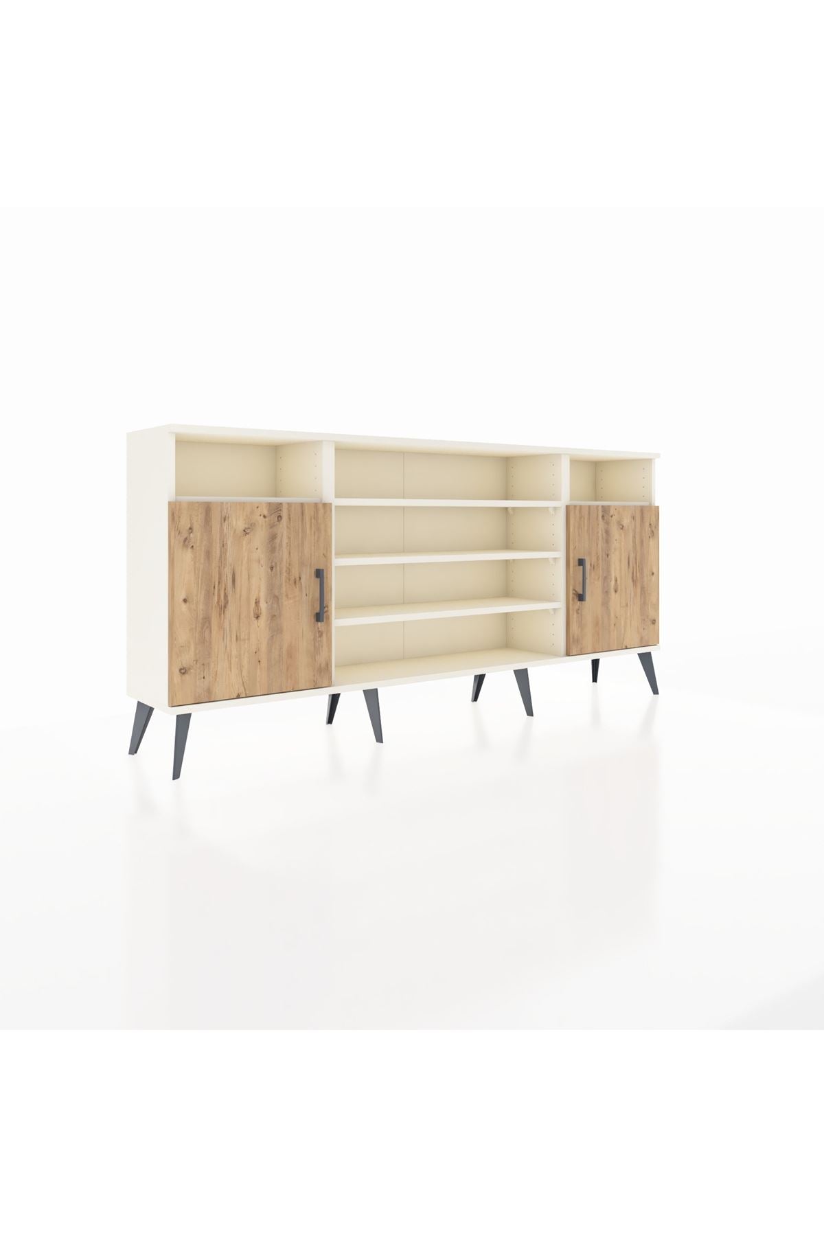 Arges Konsol 5 Raflı 2 Kapaklı 176x30x83 - S148M040V01A