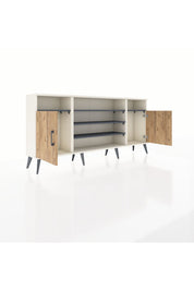 Arges Konsol 5 Raflı 2 Kapaklı 176x30x83 - S148M040V02A