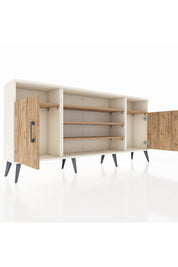 Arges Konsol 5 Raflı 2 Kapaklı 176x30x83 - S148M040V03A