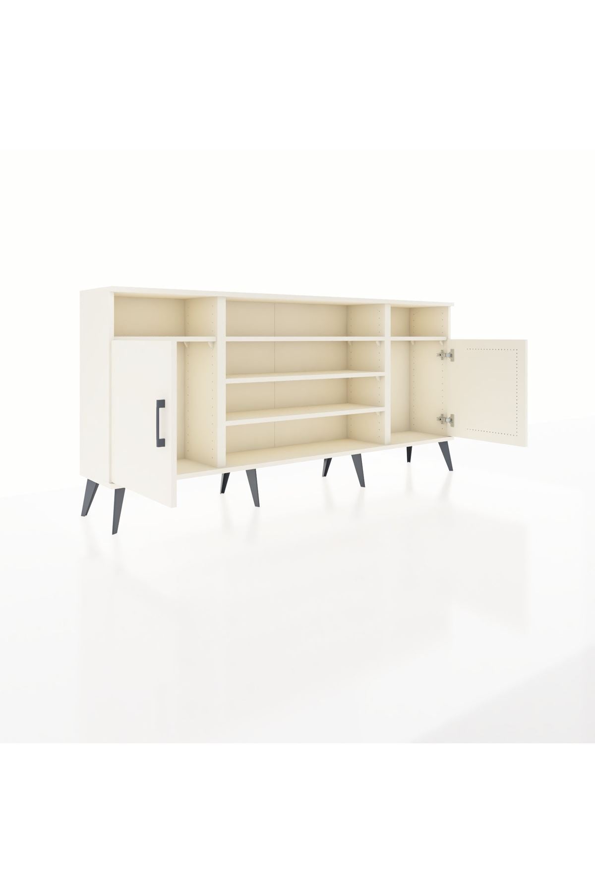 Arges Konsol 5 Raflı 2 Kapaklı 176x30x83 - S148M040V04A