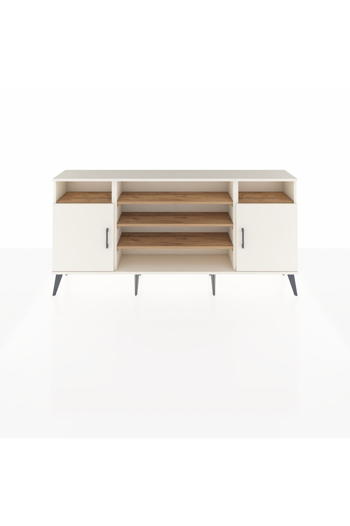 Arges Konsol 5 Raflı 2 Kapaklı 176x30x83 - S148M040V06A