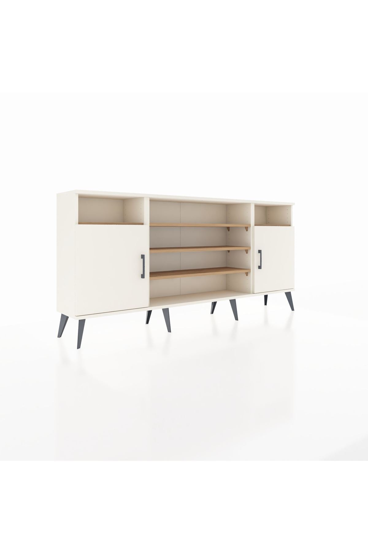 Arges Konsol 5 Raflı 2 Kapaklı 176x30x83 - S148M040V06A