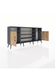 Arges Konsol 5 Raflı 2 Kapaklı 176x30x83 - S148M040V11A