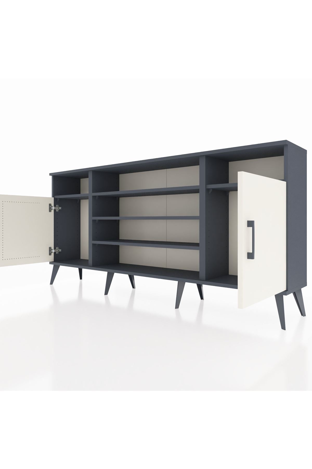 Arges Konsol 5 Raflı 2 Kapaklı 176x30x83 - S148M040V14A