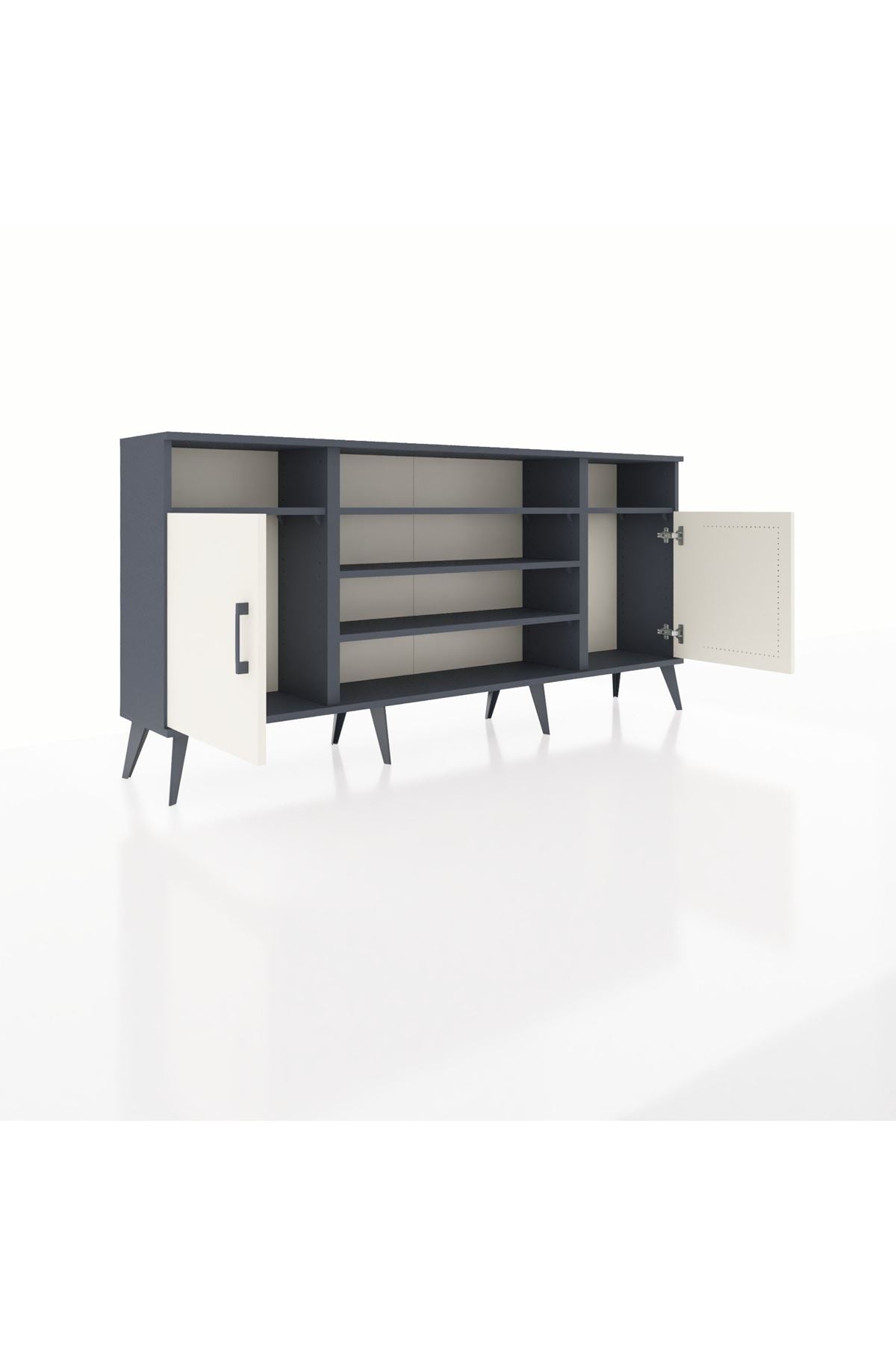 Arges Konsol 5 Raflı 2 Kapaklı 176x30x83 - S148M040V14A