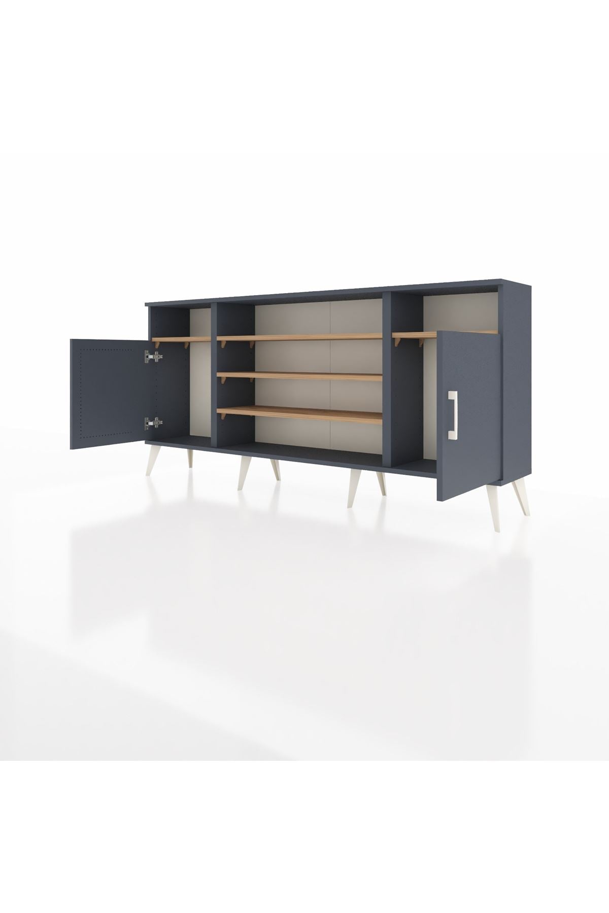 Arges Konsol 5 Raflı 2 Kapaklı 176x30x83 - S148M040V18A