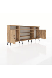 Arges Konsol 5 Raflı 2 Kapaklı 176x30x83 - S148M040V21A