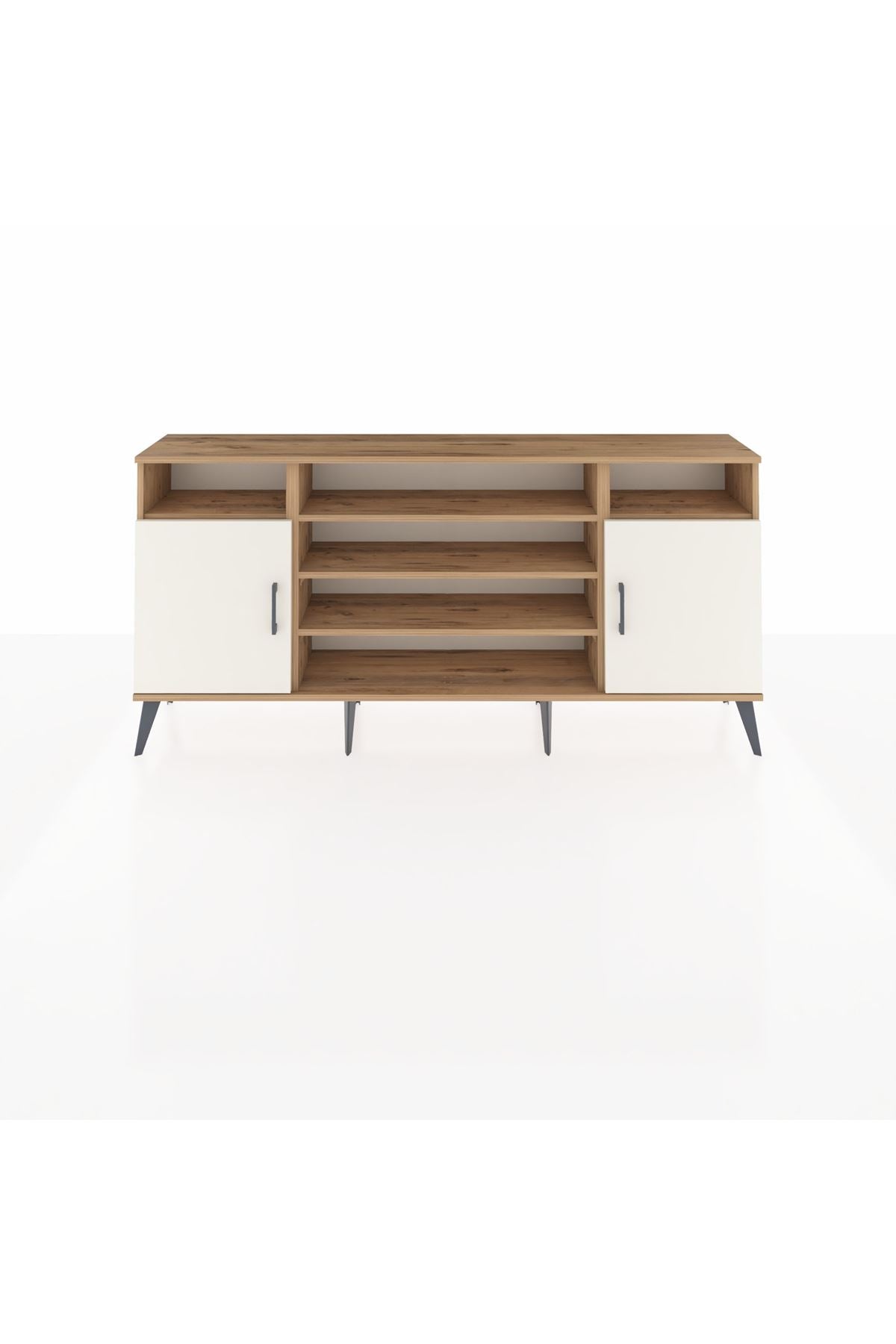 Arges Konsol 5 Raflı 2 Kapaklı 176x30x83 - S148M040V24A