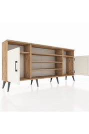 Arges Konsol 5 Raflı 2 Kapaklı 176x30x83 - S148M040V24A