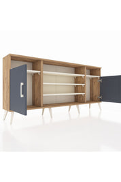 Arges Konsol 5 Raflı 2 Kapaklı 176x30x83 - S148M040V25A