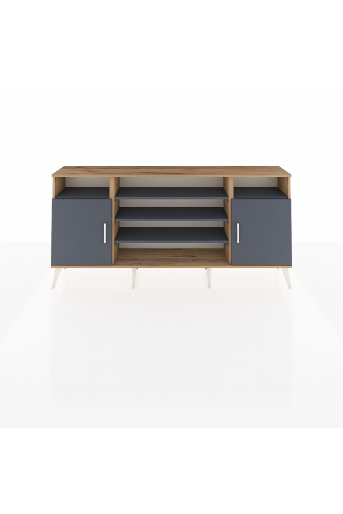 Arges Konsol 5 Raflı 2 Kapaklı 176x30x83 - S148M040V26A