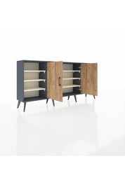 Arges Konsol 9 Raflı 2 Kapaklı 176x30x83 - S148M041V10A