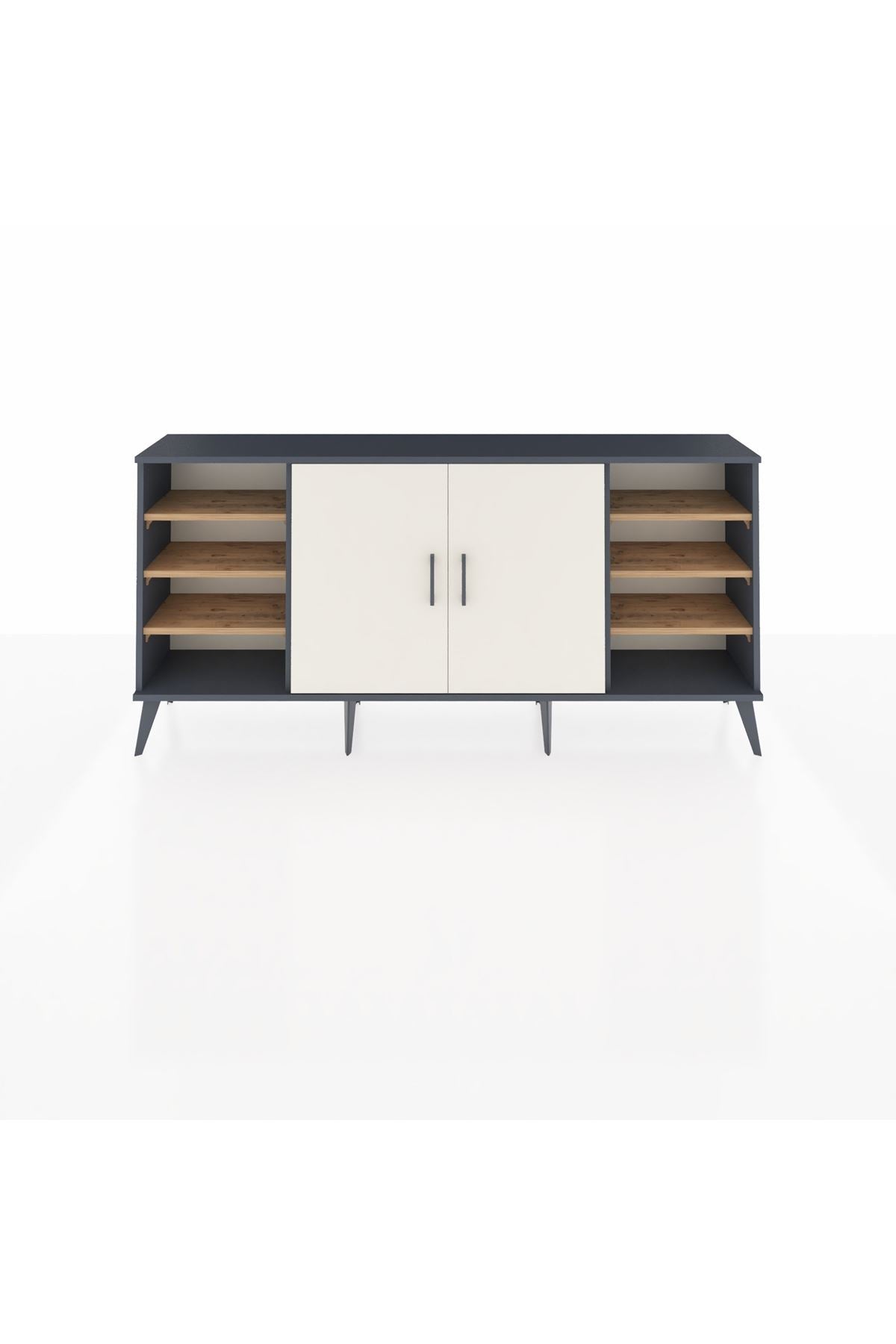 Arges Konsol 9 Raflı 2 Kapaklı 176x30x83 - S148M041V15A