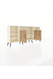 Arges Konsol 8 Raflı 2 Kapaklı 176x30x83 - S148M042V01A